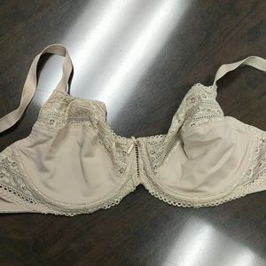 Pretty lacey beige bra, DKNY, 32DD